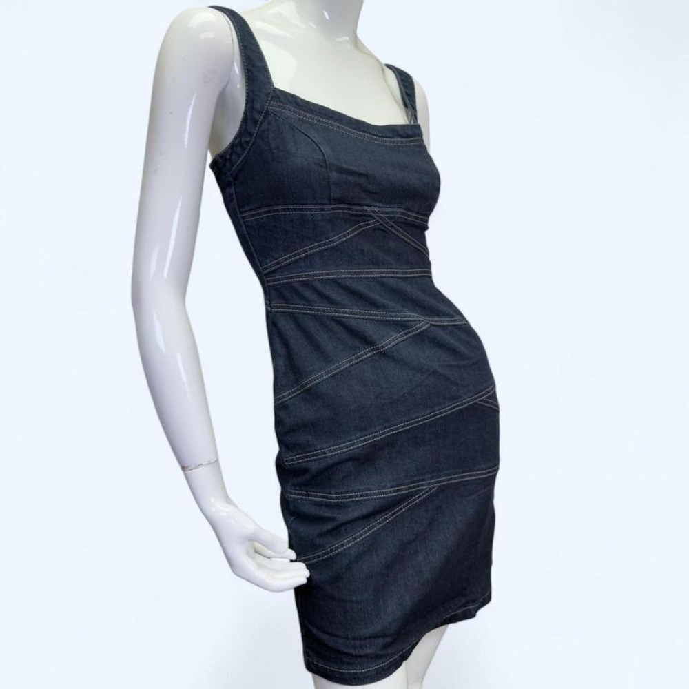 Y2K Boom Boom Jeans dark wash denim mini dress